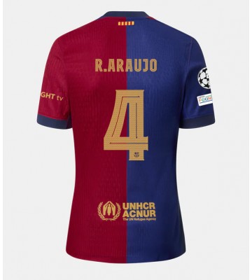 Barcelona Ronald Araujo #4 Hjemmebanetrøje 2024-25 Kort ærmer